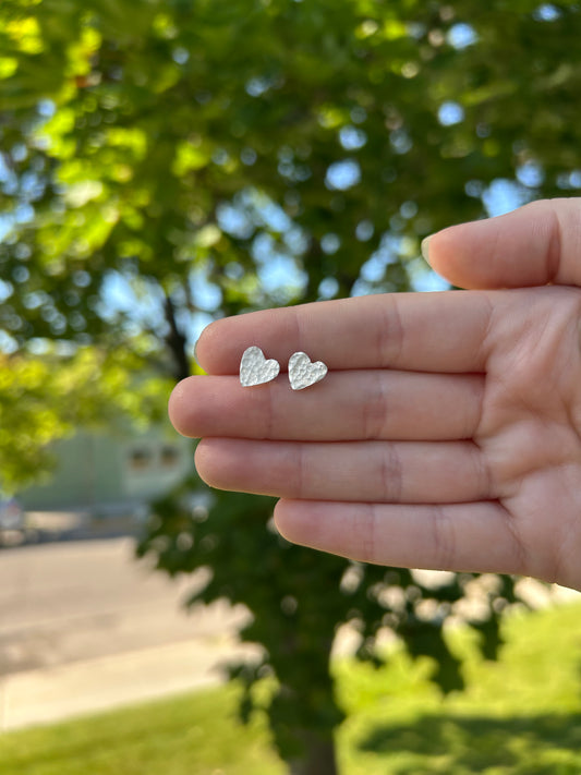 Heart Studs