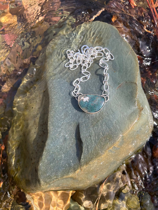 Moss Agate Choker