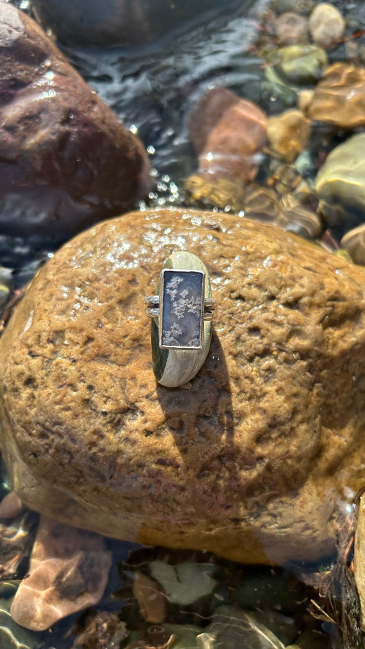 Moss Agate Ring